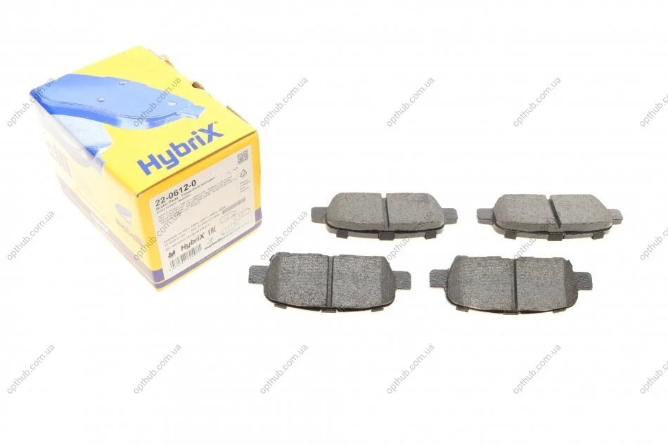 Колодки гальмівні (задні) Renault Koleos/Nissan Juke/Leaf 10-/Qashqai 07-13/X-Trail 01-13/Suzuk UA63 Metelli 22-0612-0 (фото 1)