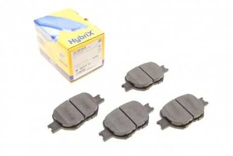 Колодки гальмівні (передні) Toyota Corolla 01-07/Matrix 02-04/Celica 99-05 UA63 Metelli 22-0614-0