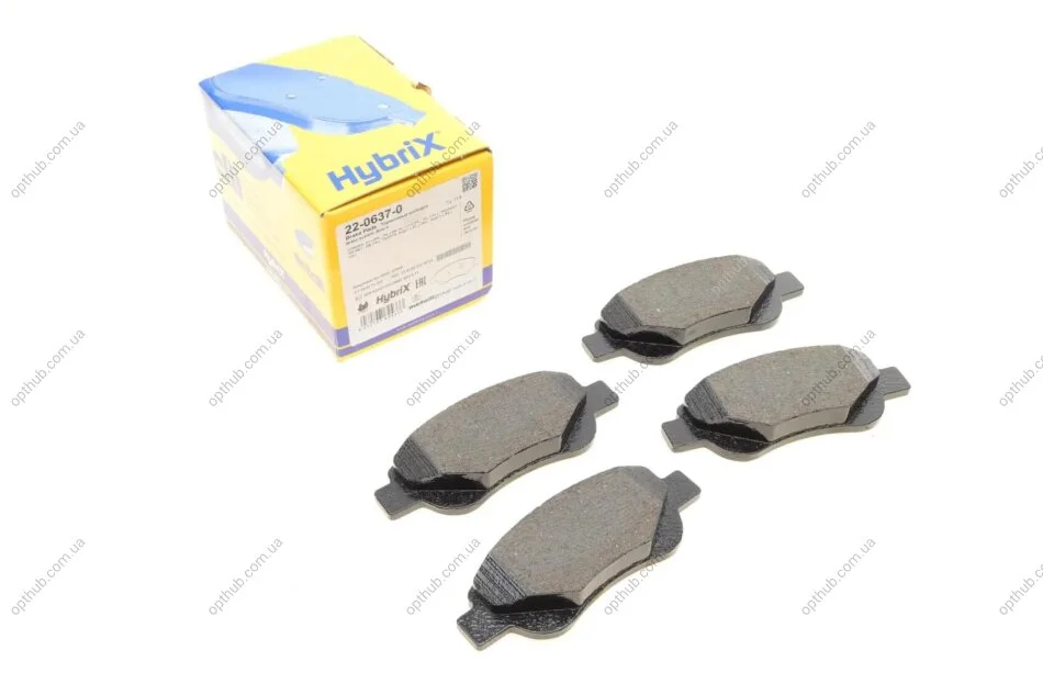 Колодки гальмівні (передні) Citroen С1/Peugeot 107 05-/108 14-/Toyota Aygo 05- METELLI UA63 Metelli 22-0637-0 (фото 1)