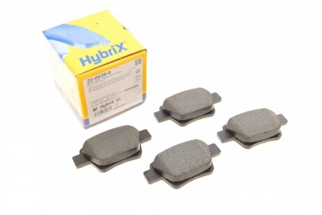 Колодки гальмівні (задні) Citroen C4 04-11/Peugeot 207 06-13/307 00-12 UA63 Metelli 22-0639-0