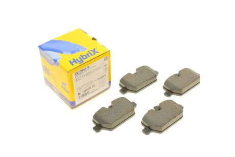 Колодки гальмівні (задні) BMW 1 (E81/E82/E87)/3 (E90/E91/E92/E93) 04-13 UA63 Metelli 22-0641-0