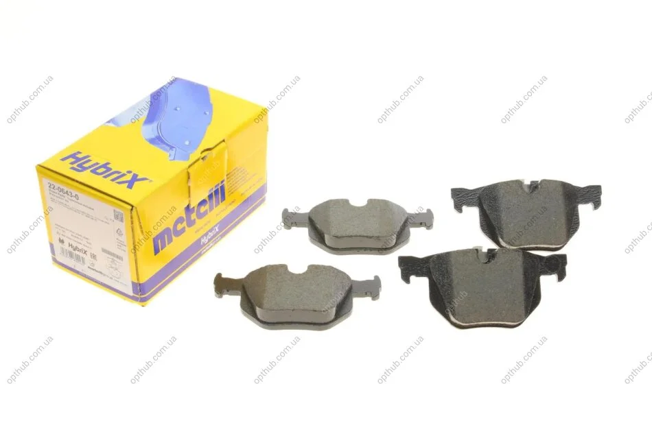 Комплект гальмівних колодок (дискових) METELLI Metelli 22-0643-0 (фото 1)