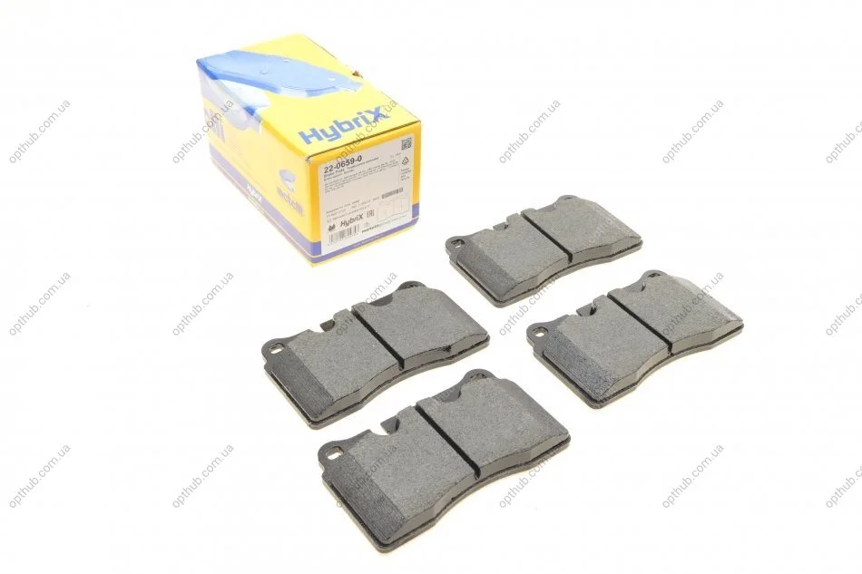 Колодки гальмівні (передні) Audi TT 09-14/VW Touareg 02- METELLI UA63 Metelli 22-0659-0 (фото 1)