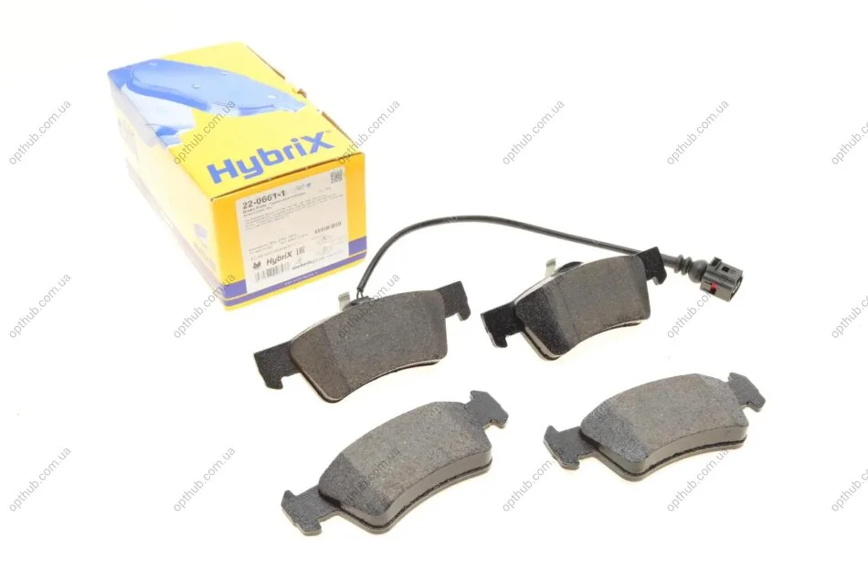 Колодки гальмівні (задні) VW T5/Multivan V 03-15 (+датчик) METELLI UA63 Metelli 22-0661-1 (фото 1)