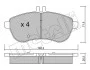 Колодки гальмівні (передні) MB C-class (W204/W205) 07-/E-class (W212) 09-16/SLK (R172) 11- UA63 Metelli 22-0665-0 (фото 2)