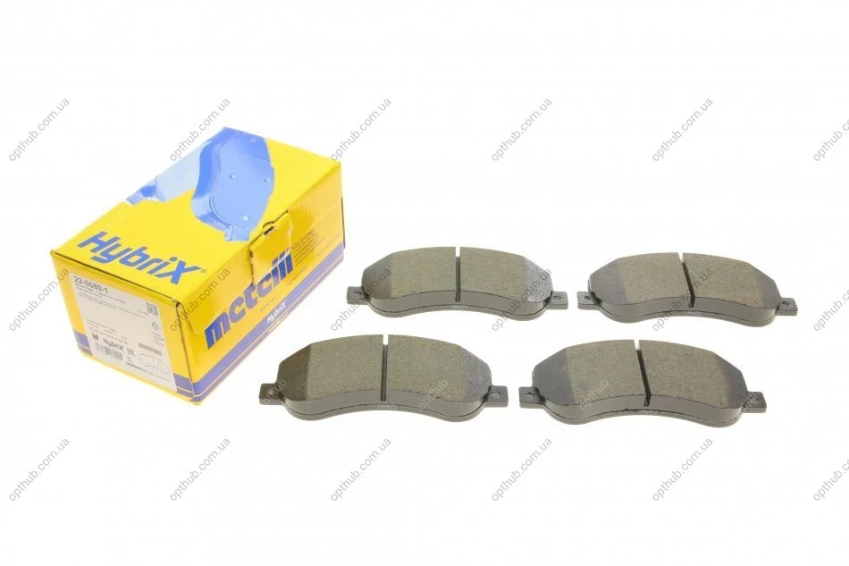 Колодки гальмівні (передні) VW Amarok 2.0 BiTDI/TDI/TSI 10- (Bosch) METELLI (opt-om) Metelli 22-0680-1 (фото 1)