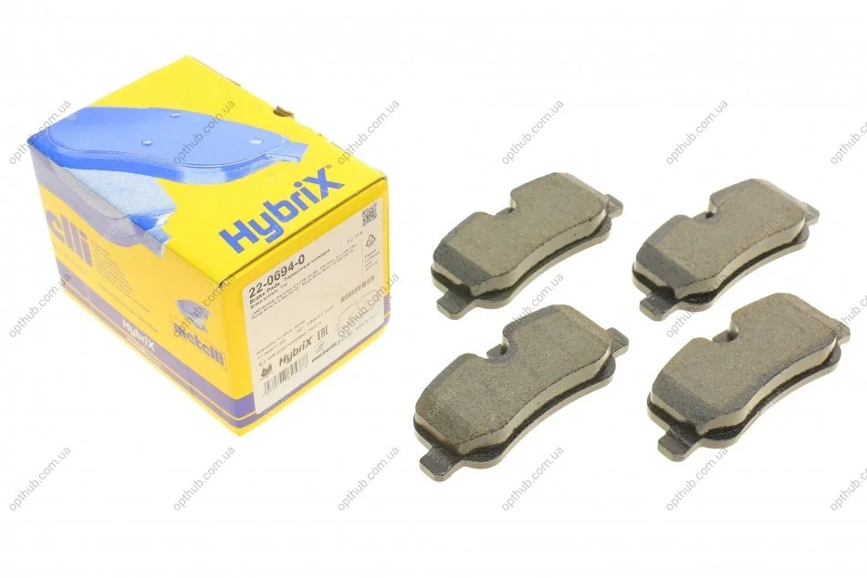 Колодки гальмівні (задні) Land Rover Discovery III/IV 04-18/Range Rover 02-13 METELLI UA63 Metelli 22-0694-0 (фото 1)