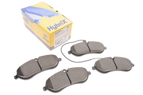 Колодки гальмівні (передні) Citroen Jumpy/Fiat Scudo/Peugeot Expert 07- (+датчик) UA63 Metelli 22-0707-0