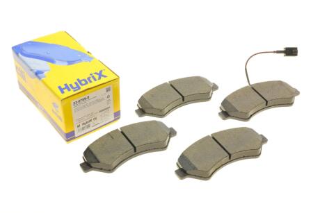 Колодки гальмівні (передні) Citroen Jumper/Fiat Ducato/Peugeot Boxer 06- R16 (+датчик) UA63 Metelli 22-0709-0