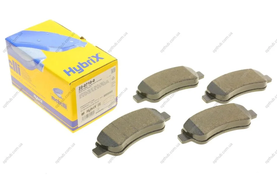 Колодки гальмівні (задні) Citroen Jumper/Fiat Ducato/Peugeot Boxer 06- METELLI UA63 Metelli 22-0710-0 (фото 1)