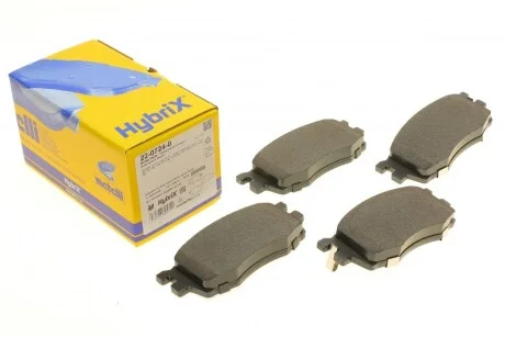 Колодки гальмівні (передні) Kia Rio II 05-/Hyundai i20 08-15/Accent 05-10 METELLI UA63 Metelli 22-0724-0