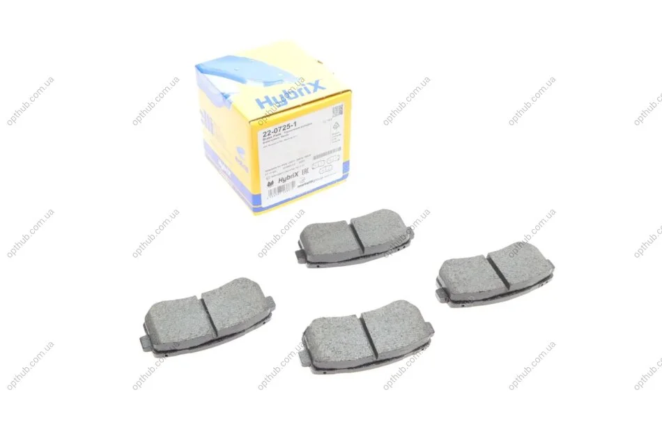Колодки гальмівні (задні) Hyundai Kona/Kia Picanto 11- METELLI UA63 Metelli 22-0725-1 (фото 1)