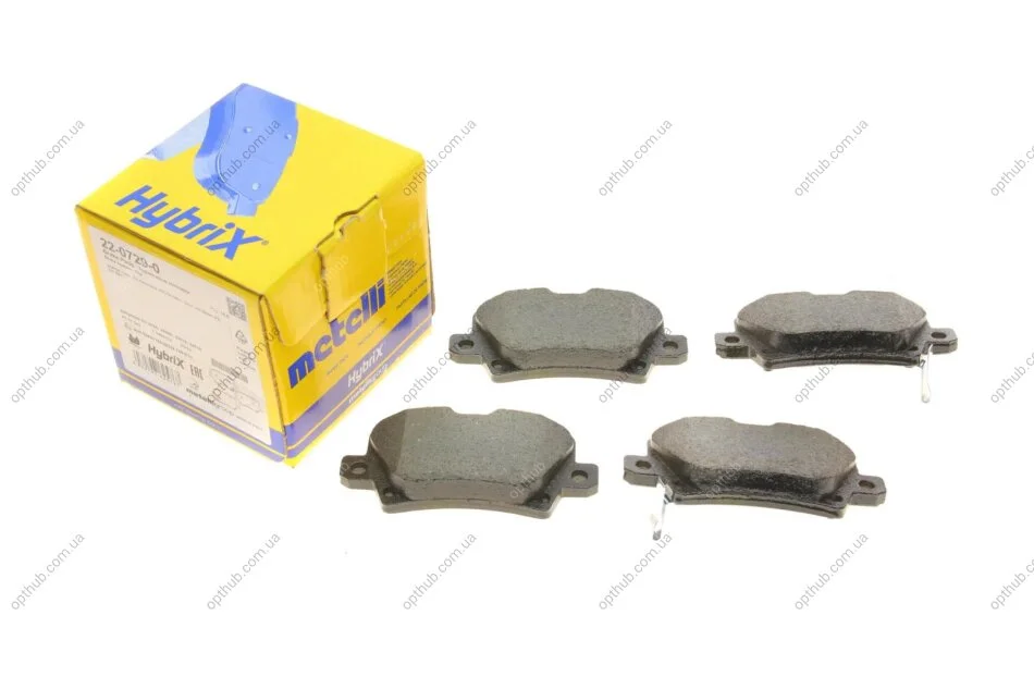 Комплект гальмівних колодок (дискових) METELLI Metelli 22-0729-0 (фото 1)