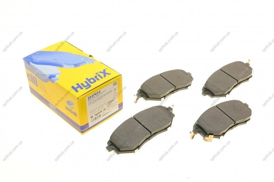 Колодки гальмівні (передні) Subaru Forester 08-/Legacy IV/V 03-14/Outback 03- METELLI UA63 Metelli 22-0763-0 (фото 1)
