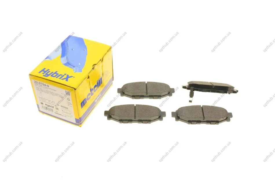 Колодки гальмівні (задні) Subaru Forester/Impreza 08-/Legacy 03-14/Outback 03-/Toyota GT 12- UA63 Metelli 22-0764-0 (фото 1)