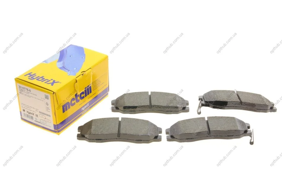 Комплект гальмівних колодок (дискових) METELLI Metelli 22-0778-0 (фото 1)