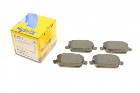Колодки гальмівні (задні) Ford Focus/Galaxy/Mondeo/S-Max/Kuga 05-15 UA63 Metelli 22-0780-0
