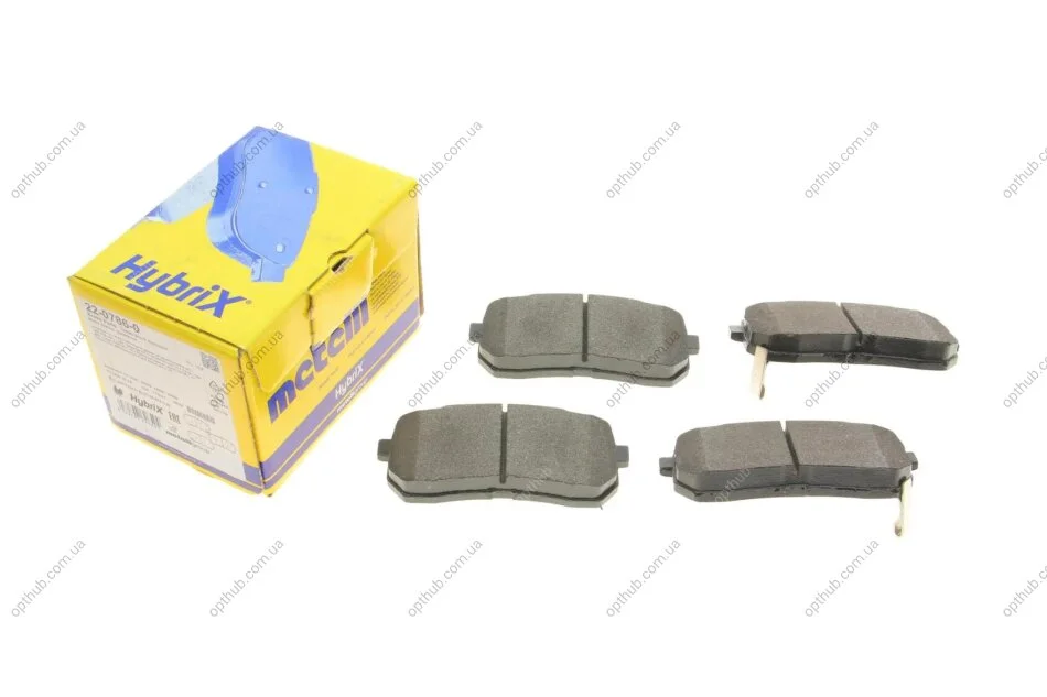 Колодки гальмівні (задні) Hyundai H-1/ix55 07-/Kia Carnival 06-/Sorento III 15- METELLI UA63 Metelli 22-0786-0 (фото 1)