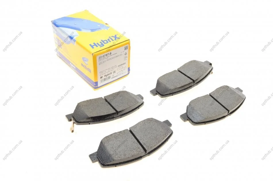 Колодки гальмівні (передні) Hyundai Santa Fe/Genesis 06-/Kia Sorento 09- METELLI UA63 Metelli 22-0787-0 (фото 1)