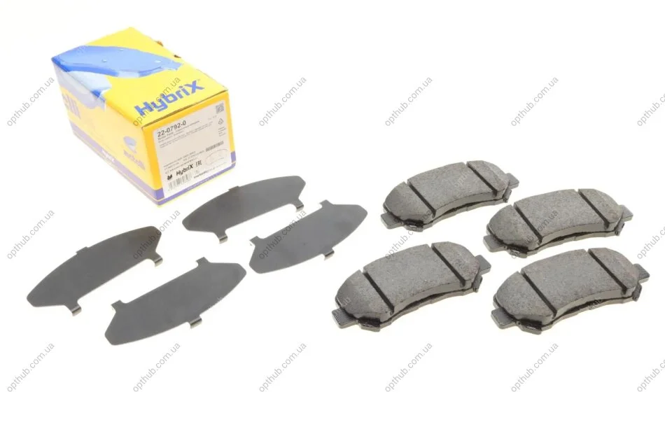 Колодки гальмівні (передні) Nissan Rogue/Qashqai/X-Trail/Teana 07-13/Juke 10- METELLI UA63 Metelli 22-0792-0 (фото 1)