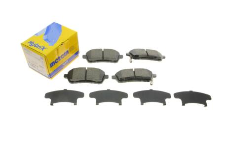Колодки гальмівні (передні) Ford Fiesta VI 08-/Mazda 2 07-15/Subaru Justy 07- UA63 Metelli 22-0793-1