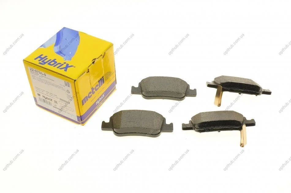 Колодки гальмівні (задні) Toyota Auris 06-18/Corolla 06-19 METELLI UA63 Metelli 22-0796-0 (фото 1)
