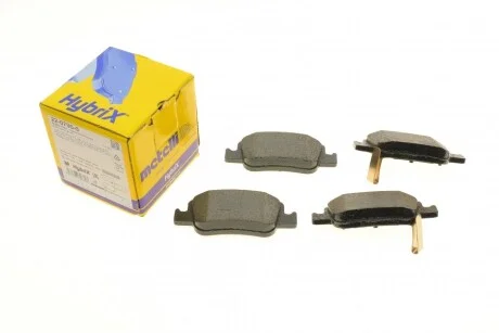 Колодки гальмівні (задні) Toyota Auris 06-18/Corolla 06-19 METELLI UA63 Metelli 22-0796-0