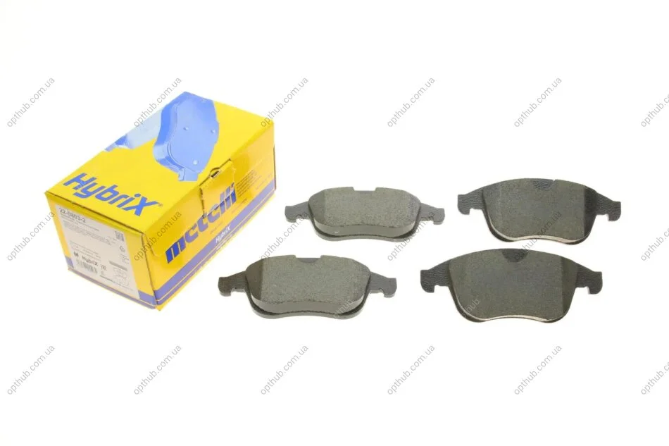 Колодки гальмівні (передні) Renault Megane III/Laguna III/Scenic III 08-/Clio 13- METELLI UA63 Metelli 22-0803-2 (фото 1)