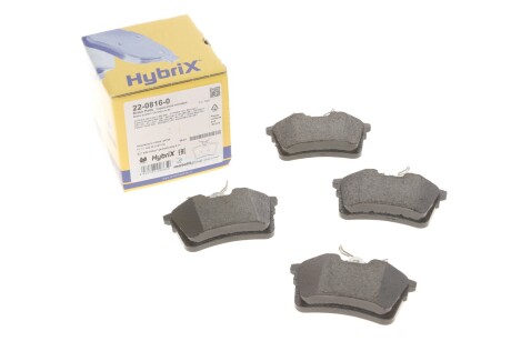 Колодки гальмівні (задні) Citroen Berlingo/Peugeot 308/Partner 08- UA63 Metelli 22-0816-0