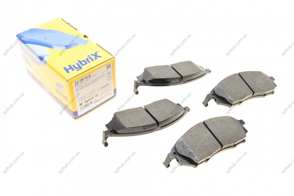 Колодки гальмівні (передні) Renault Koleos 08-/Nissan Qashqai 07-13/Pathfinder/NP300/Murano 05- UA63 Metelli 22-0819-0 (фото 1)