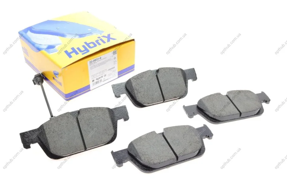 Колодки гальмівні (передні) VW T5 03-15/T6 15- (Ate - Teves)/(з датчиком) METELLI UA63 Metelli 22-0831-0 (фото 1)