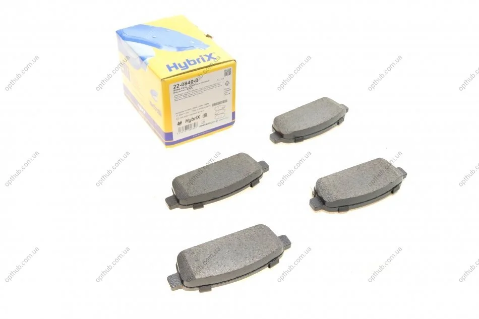 Колодки гальмівні (задні) Nissan Rogue 10-13/Opel Zafira/Mokka/Astra 11- METELLI UA63 Metelli 22-0840-0 (фото 1)