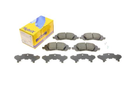 Комплект гальмівних колодок (дискових) Metelli 22-0861-0