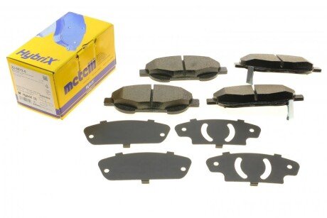 Колодки гальмівні (передні) Toyota Avensis 08-18/Verso 09-18 UA63 Metelli 22-0879-0