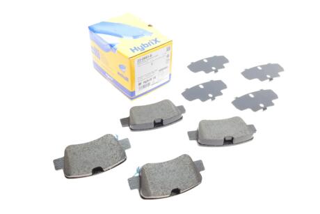 Комплект гальмівних колодок (дискових) Metelli 22-0881-0