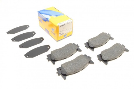 Колодки гальмівні (передні) Toyota Camry 06-/Lexus ES 06-18 UA63 Metelli 22-0882-0