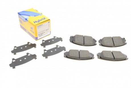 Колодки гальмівні (передні) Hyundai Tucson 04-/Sonata 05-10/Grandeur 05-/Kia Opirus 06- UA63 Metelli 22-0885-0