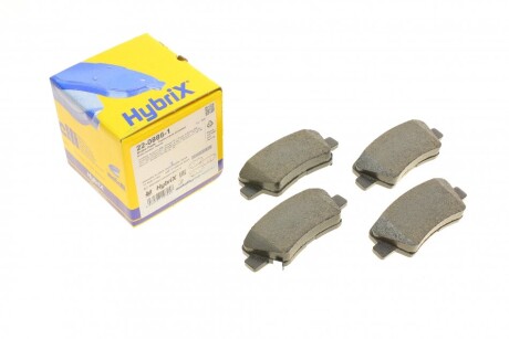 Колодки гальмівні (задні) Kia Sportage/Ceed/Rio/Optima/Hyundai Accent/i10/i20/i30/i40/Elantra 1 UA63 Metelli 22-0886-1