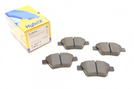 Колодки гальмівні (задні) Audi A3/Skoda Octavia 03-13/SuperB/VW Caddy/Golf 07-15/Touran 03-15 UA63 Metelli 22-0889-0