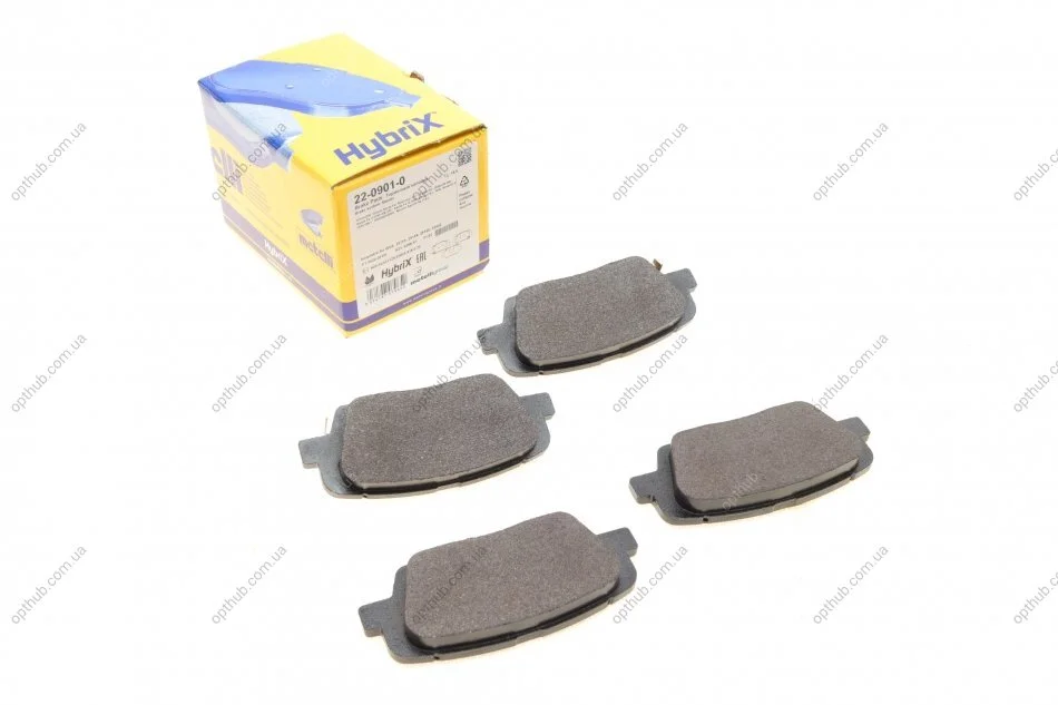 Колодки гальмівні (задні) Hyundai Santa Fe II/III/IV 06-/Genesis/Kia Sorento II/III 09-/Stinger UA63 Metelli 22-0901-0 (фото 1)