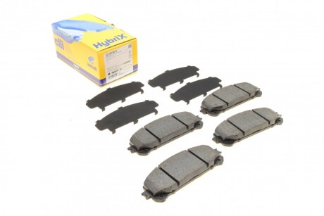 Колодки гальмівні (передні) Toyota Camry 17-/Rav4 IV/V/Lexus ES/NX/RX 08- UA63 Metelli 22-0938-0