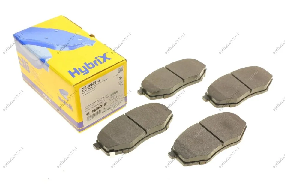 Колодки гальмівні (передні) Hyundai ix20/ix35/Tucson/Sonata/Kia Sportage 10-/Soul 14- METELLI UA63 Metelli 22-0942-0 (фото 1)