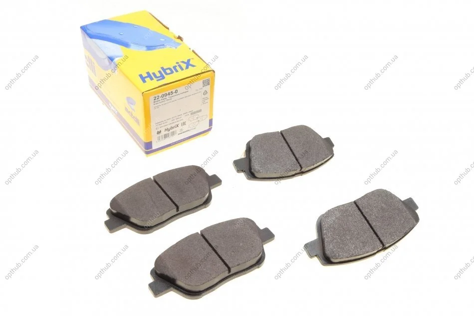 Колодки гальмівні (передні) Hyundai Sonata VI 11-14//Kia Optima 10- METELLI UA63 Metelli 22-0945-0 (фото 1)