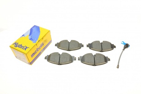 Колодки гальмівні (передні) Audi A3/Q2/Q3/Seat/Skoda Octavia/Kodiaq/VW Golf/Passat B8 12- (+да UA63 Metelli 22-0950-0K