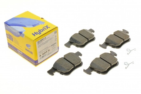 Колодки гальмівні (задні) Audi A3/VW Golf 12-/Touran 15- UA63 Metelli 22-0951-0