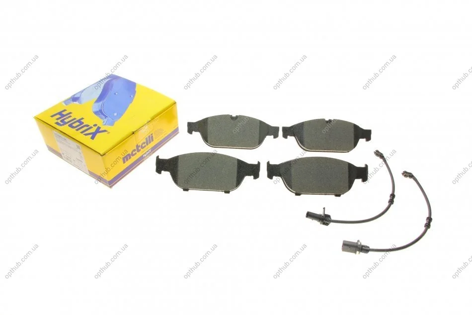 Колодки гальмівні (передні) Audi A6/A7/A8 10- (з датчиком) METELLI UA63 Metelli 22-0953-0K (фото 1)