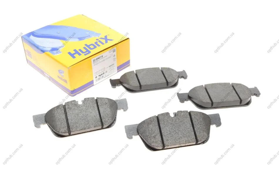 Колодки гальмівні (передні) MB M-class/GLE (W166) 11-18/GL-class (X166) 12-19 METELLI (opt-om) Metelli 22-0967-0 (фото 1)