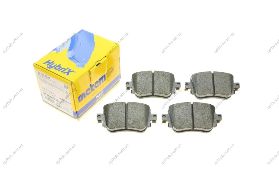 Колодки гальмівні (задні) Audi Q3/Skoda Octavia/Seat Leon/VW Golf/Caddy IV 14- METELLI UA63 Metelli 22-0980-0 (фото 1)