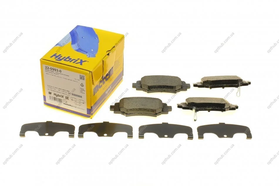 Комплект гальмівних колодок (дискових) METELLI Metelli 22-0993-0 (фото 1)