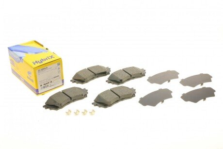 Колодки гальмівні (передні) Mazda 6 12- UA63 Metelli 22-0994-0